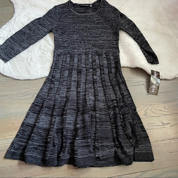 Nina Leonard Gray Sweater dress - Picture 7 of 7